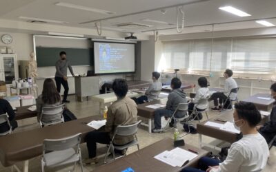 母校にてお手伝い